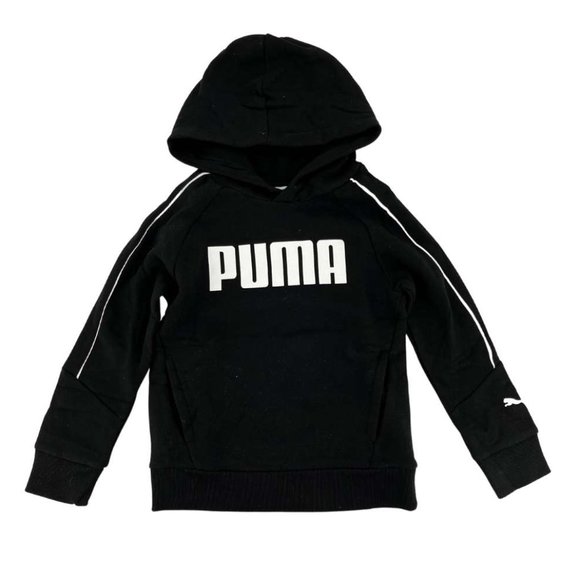 Puma | Children's Pull Over Hoodie | Black | Size S (6) - Picture 1 of 2